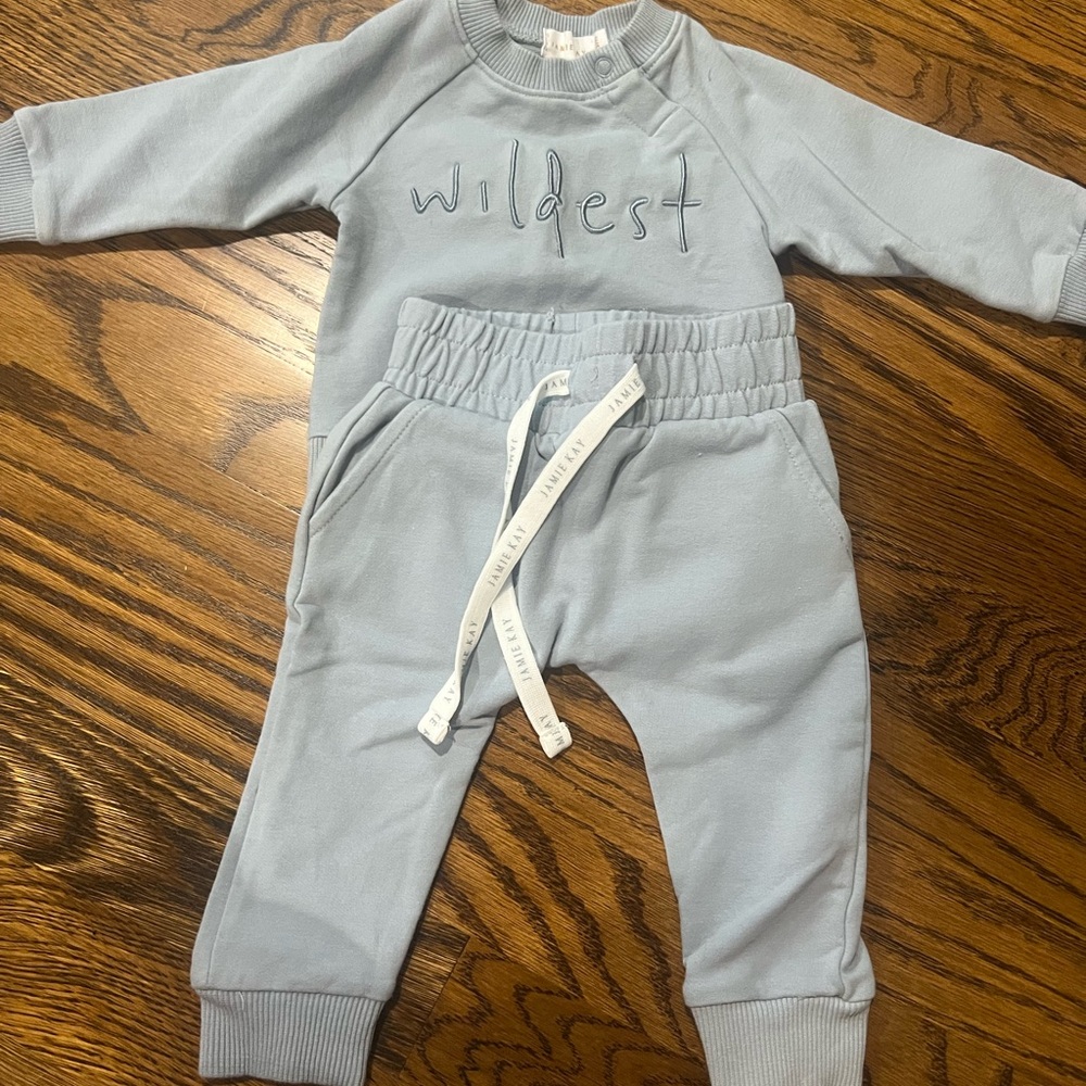 Jamie Kay Blue Wildest Sweatsuit Size 0-3M